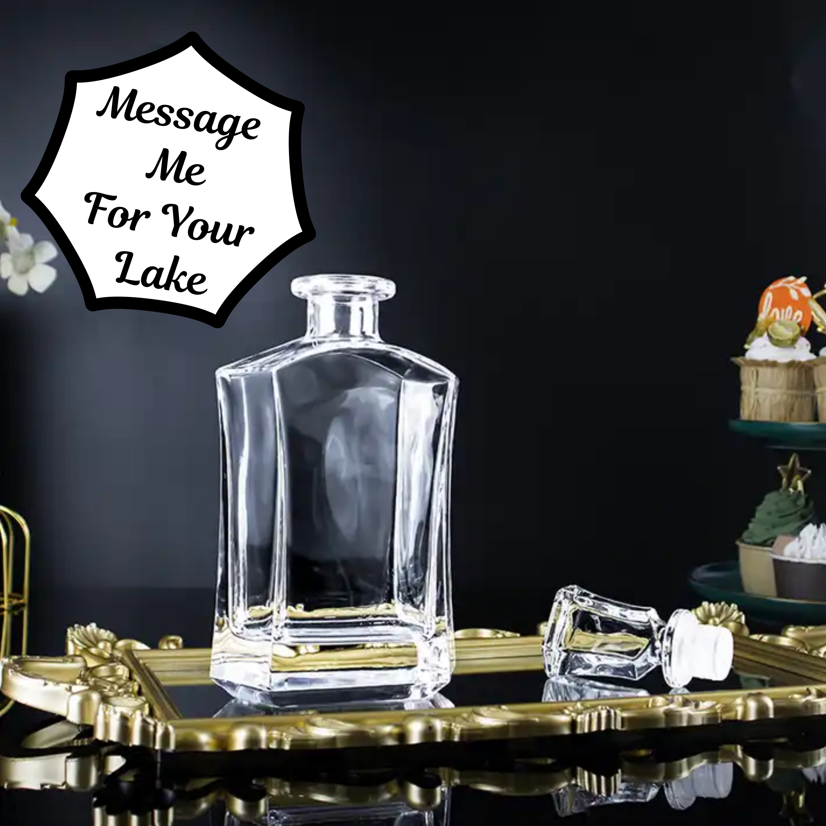 Classic Lake Decanter - 6 Sided