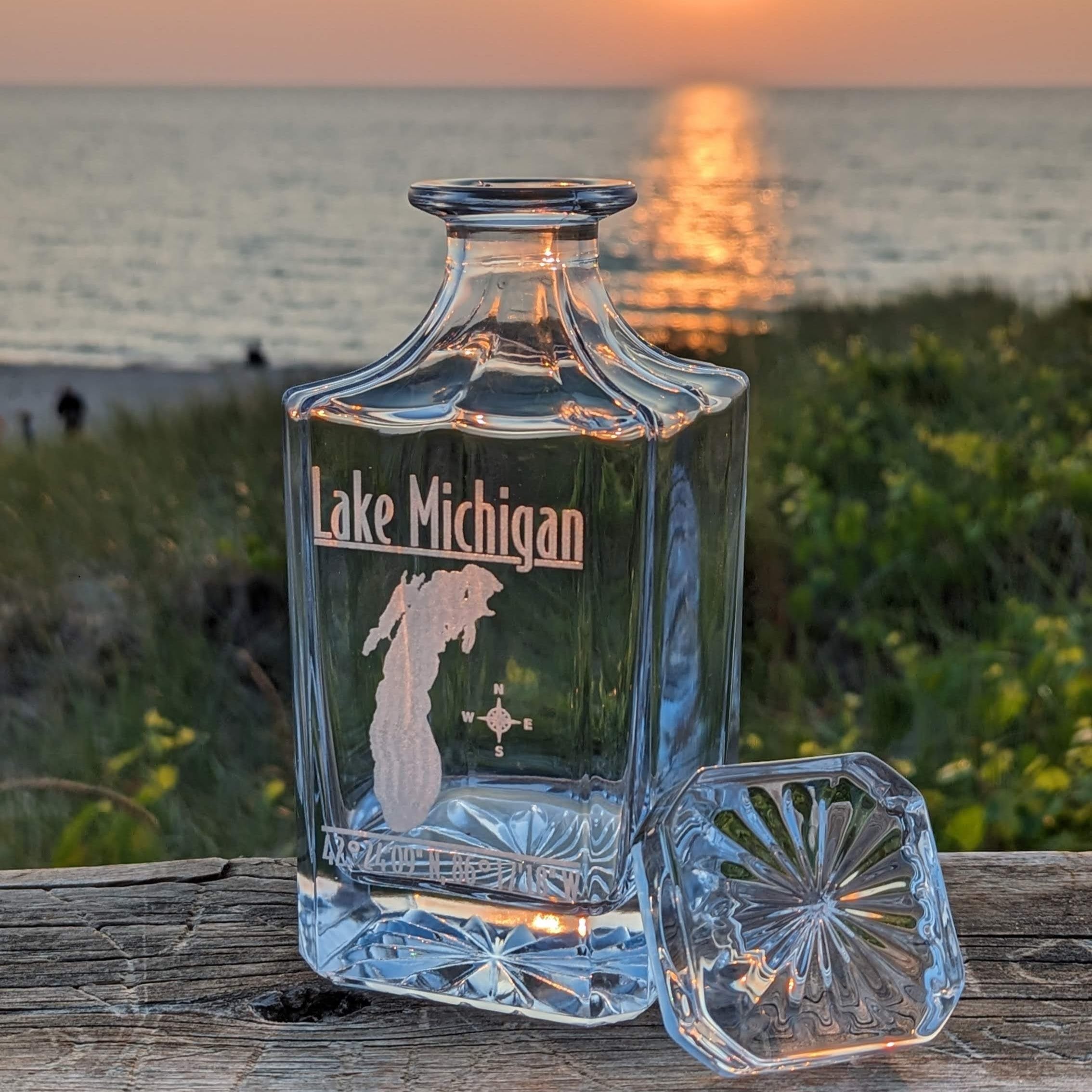 Classic Lake Decanter or Decanter Set